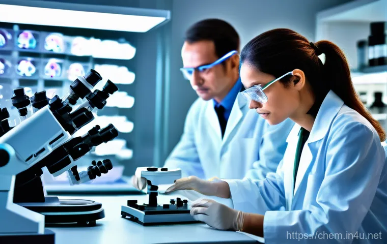화학의 사회적 역할 - **Prompt 1: The Healing Hand of Chemistry in Brain Research**
"A diverse group of dedicated scie...